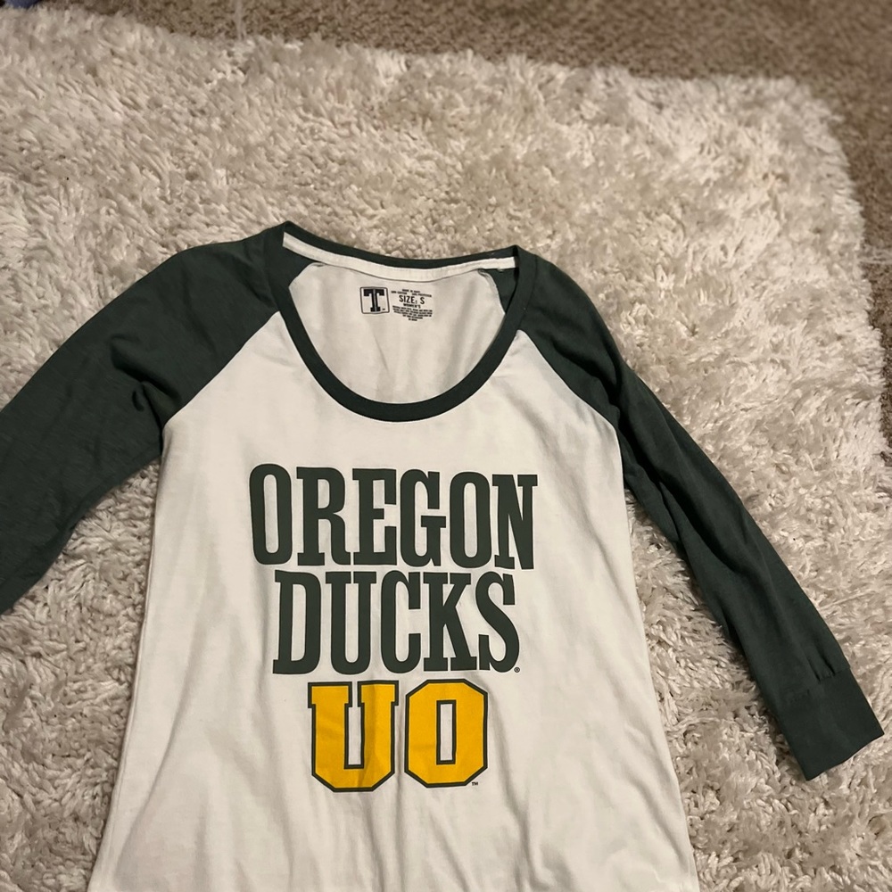 Oregon Ducks 3/4 shirt